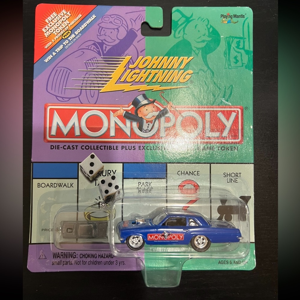 Johnny Lightning Monopoly Car. Park Place Pontiac Tempest